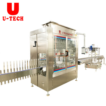 U Tech Automatic Small Bottle Cooking Oil Olive Honey Jam Daily Chemical Products Shampoo Detergent Filling Capping Machine